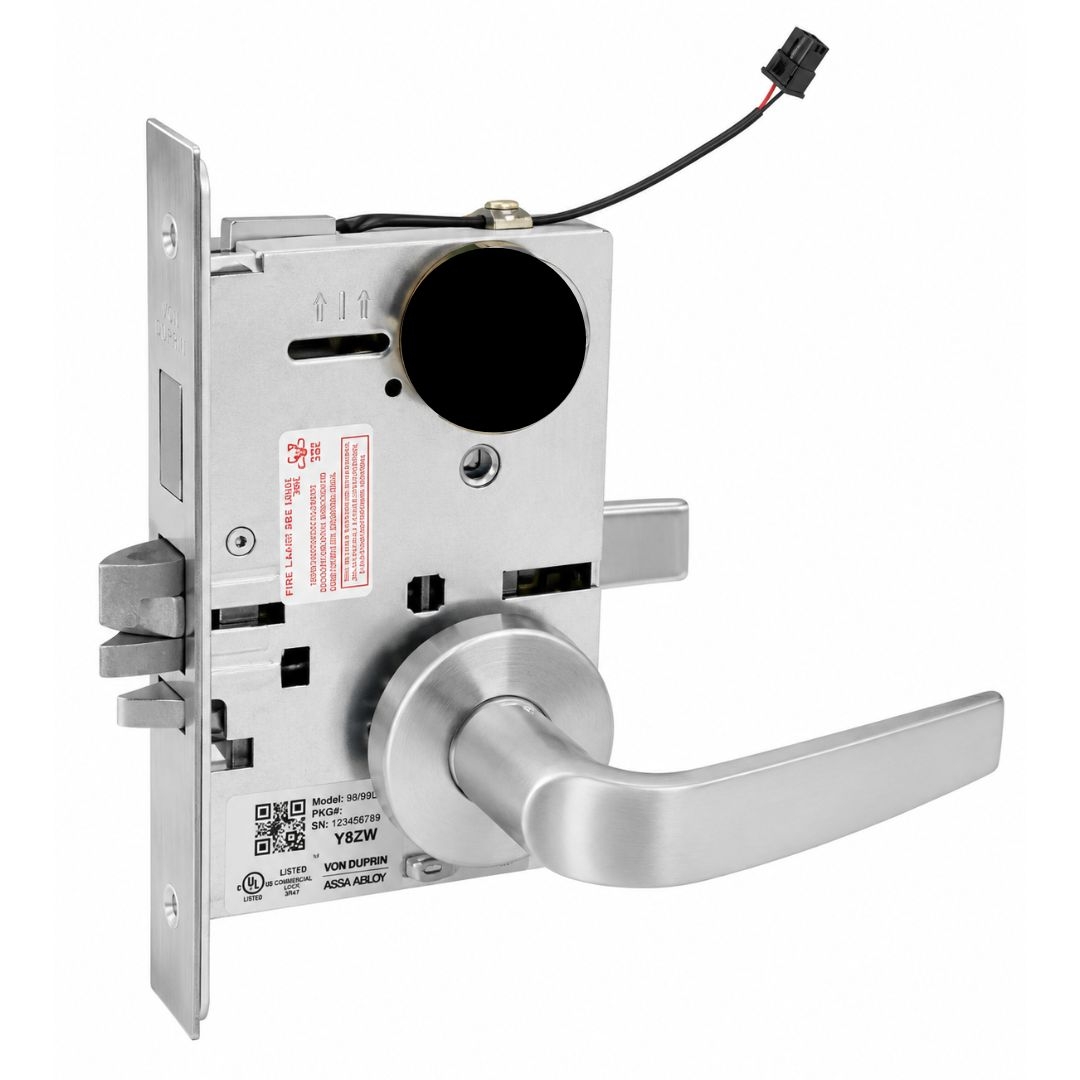 Picture of Corbin Russwin ML20907 ASB SEC Electrically Controlled Mortise Lock - No Cylinder Override - Fail Secure - ASB Lever