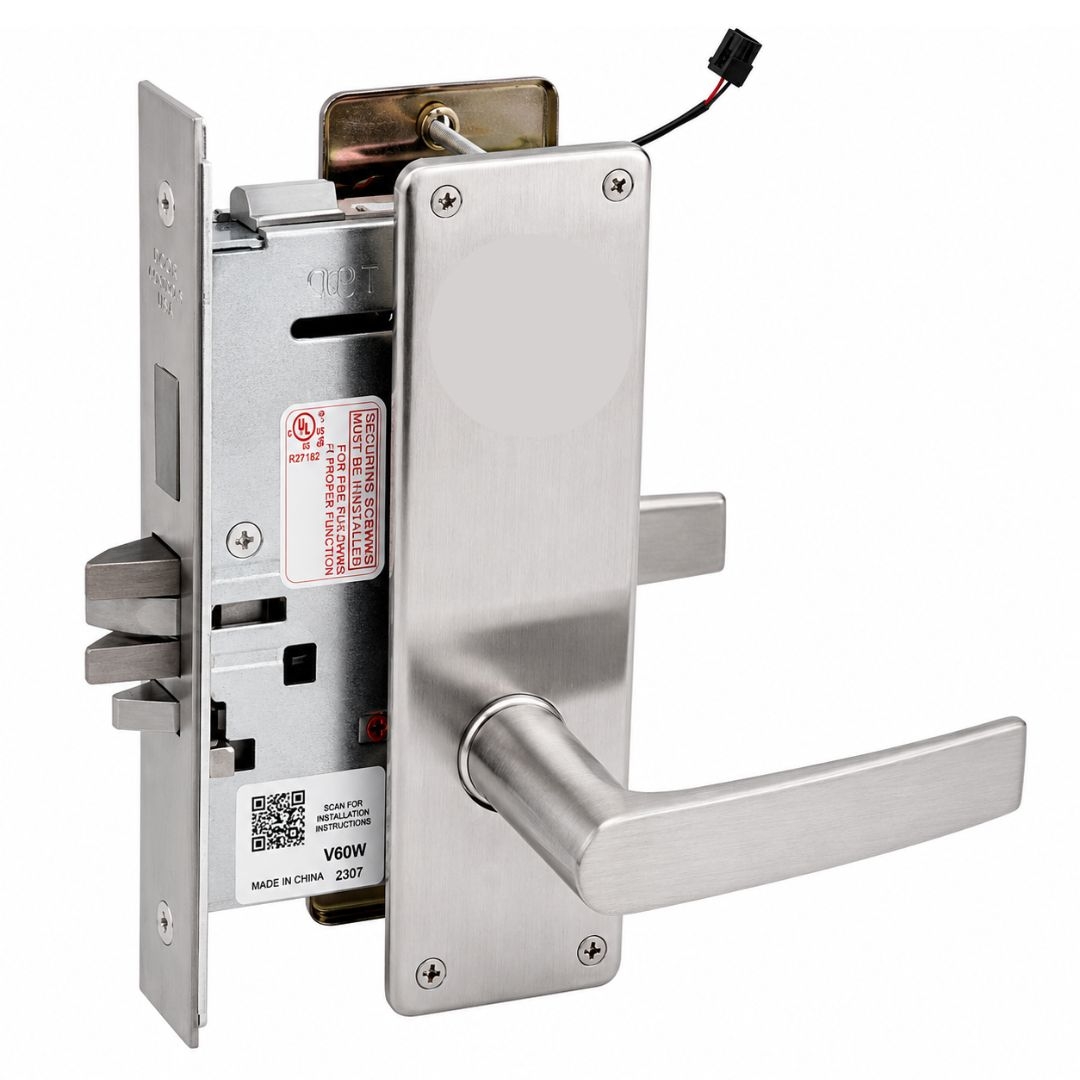 Picture of Corbin Russwin ML20907 ASN SAF Electrically Controlled Mortise Lock - No Cylinder Override - Fail Safe - ASN Lever