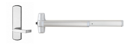 Picture of Von Duprin 98L-DT / 99L-DT Rim Panic Exit Device, with Blank Escutcheon, Rigid Lever, 996 Dummy Trim
