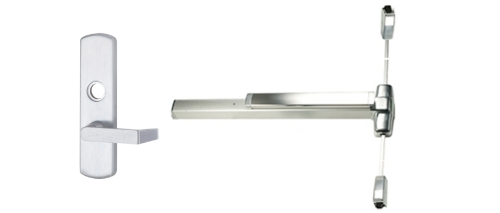 Picture of Von Duprin 9827L / 9927L Surface Vertical Rod Panic Exit Device, With Rigid Lever, 996 Trim