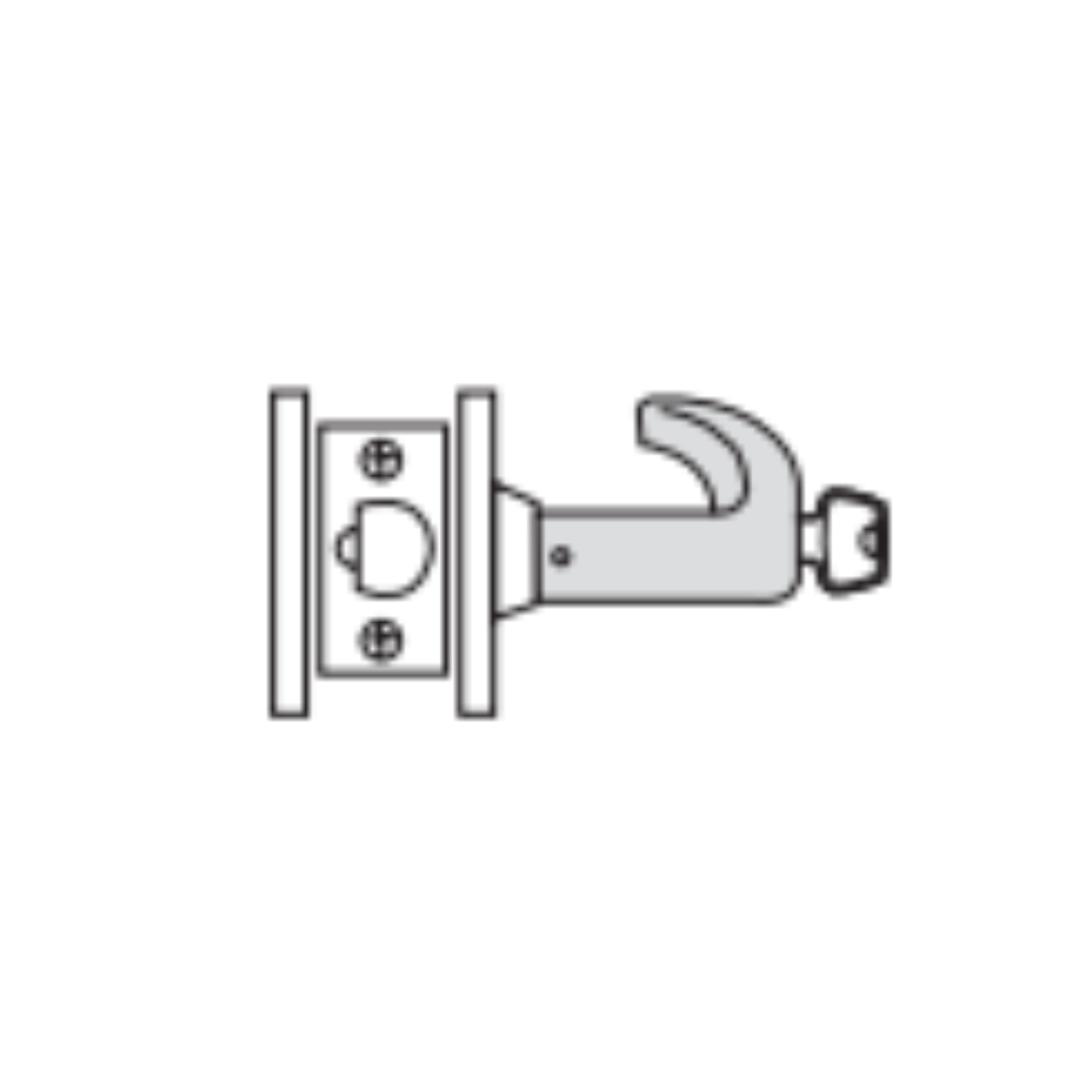 Picture of Sargent 10XG07 Grade 1 Communicating Storeroom Cylindrical Lock
