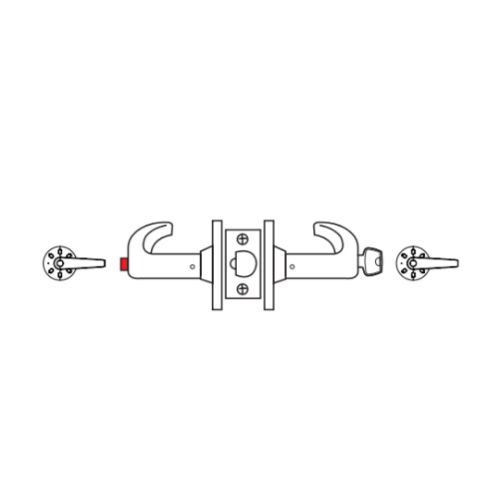 Picture of Sargent 10XG53 Grade 1 Corridor, Dormitory Cylindrical Lock