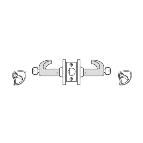 Picture of Sargent 10XG17 Grade 1 Utility, Asylum or Institutional Cylindrical Lock